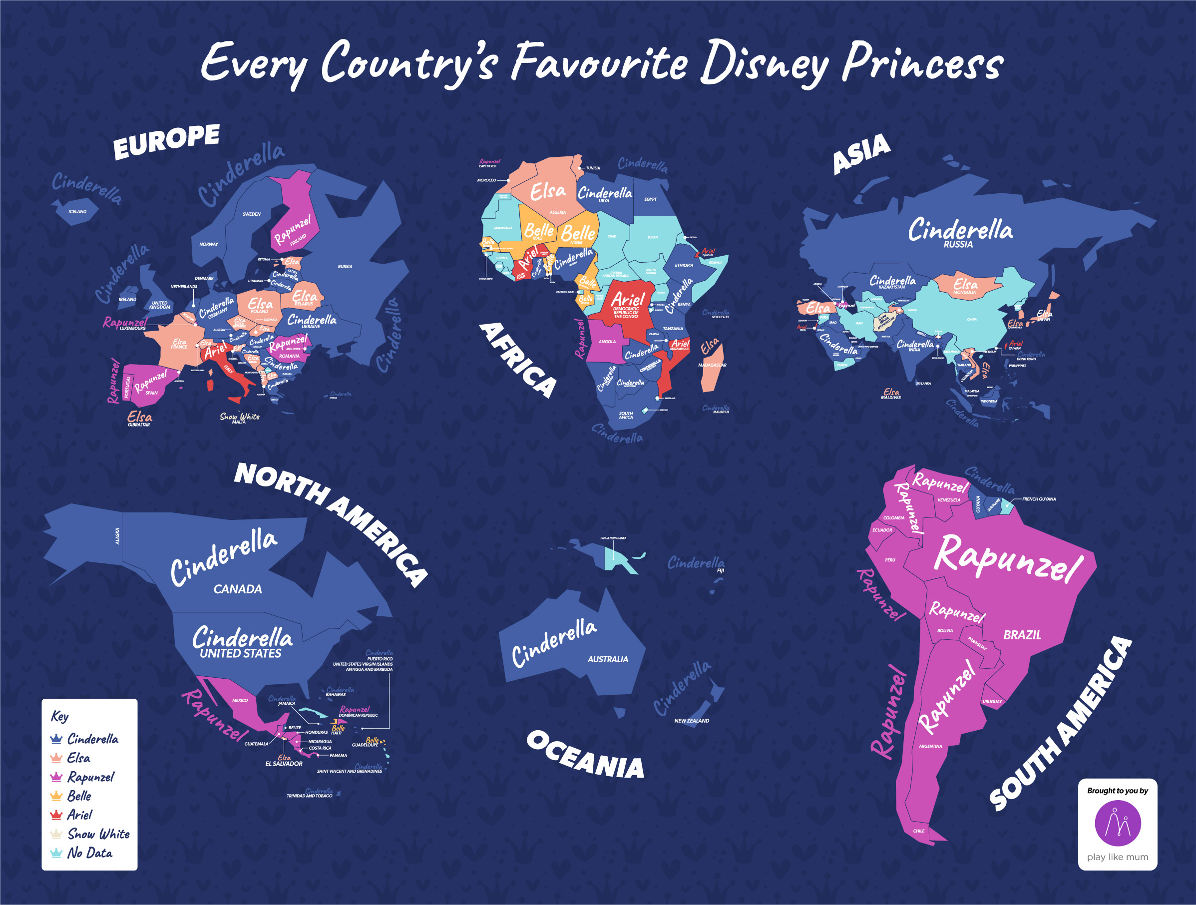 10 List Of Disney Princesses By Country Background 