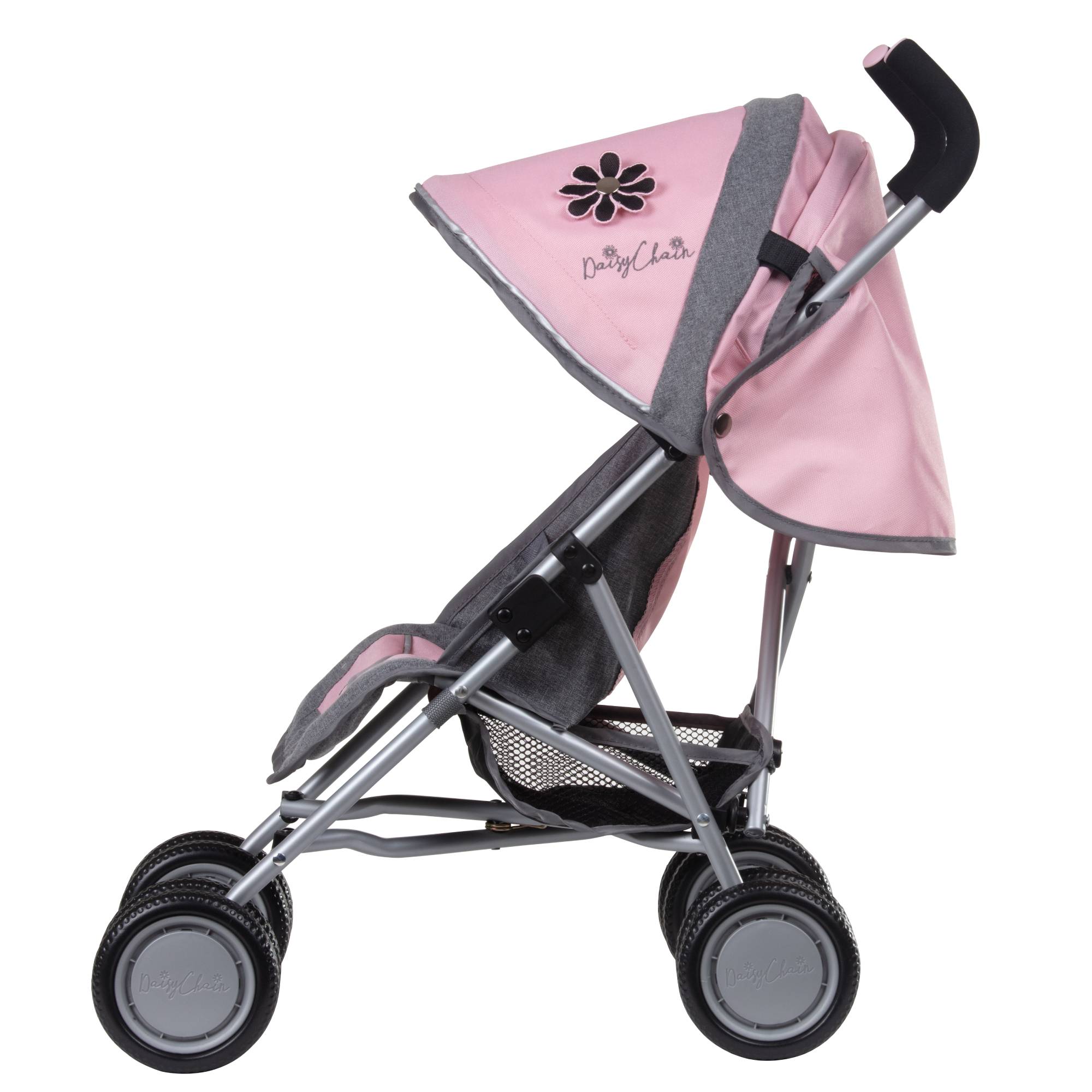 2 in 1 Dolls Pushchair Removable Carrycot Pink Spots ***Brand New*** 