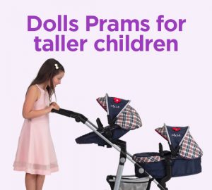 dolls prams for taller children graphic