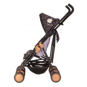 an image of the daisy chain zipp twin max dolls pushchair giving a view of the side