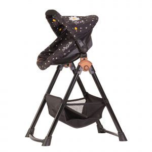 image of a baby doll high chair