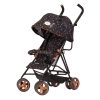 image shows the front view of the daisy chain zipp zenith dolls pushchair in limited edition twighlight pattern