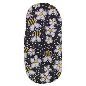 Daisy Chain padded mattress in bumblebee fabric