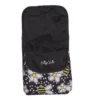 Daisy Chain cosytoe with black inner fabric and bumblebee outer fabric.